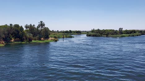 banks and islet in the nile river