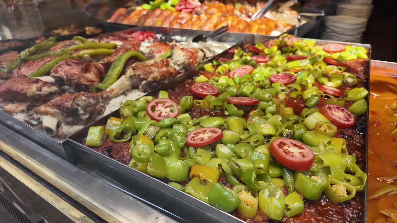 Delicious and Diverse Food Display
