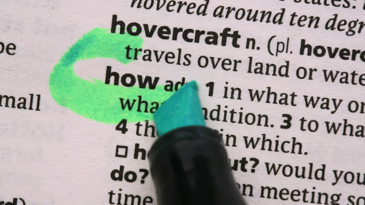 How circled in blue highlighter