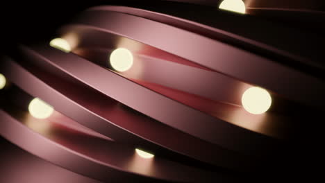 fondo geométrico en espiral rosa abstracto