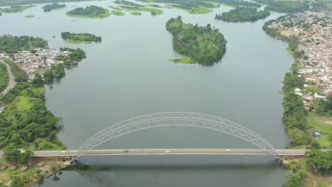 adomi bridge crossing in ghana