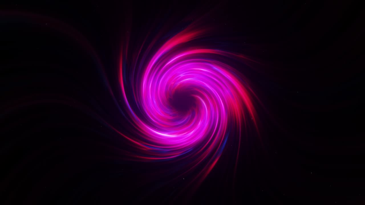 fondo abstracto. remolino brillante. el concepto de espacio - tiempo. color magenta violeta. animación 3d.