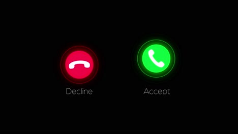 accept or decline phone call