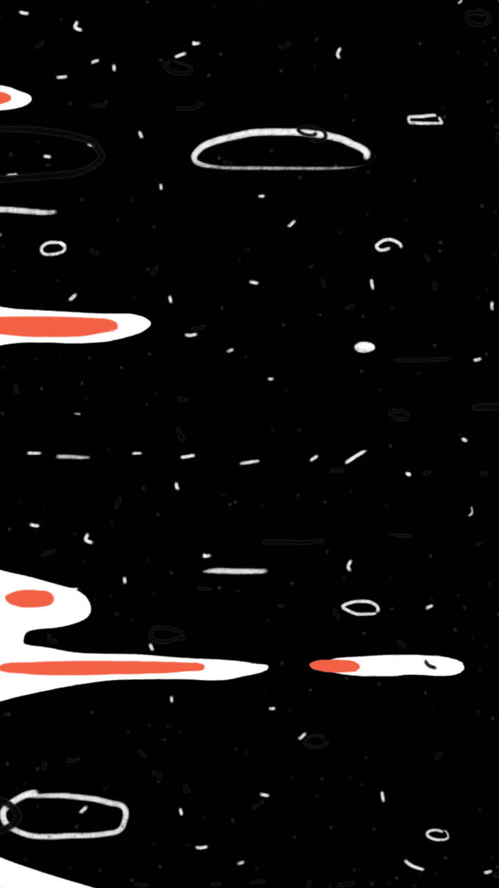 Animated Abstract Shapes Transition with Film Grain Effect