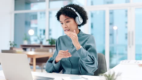 business woman, video call