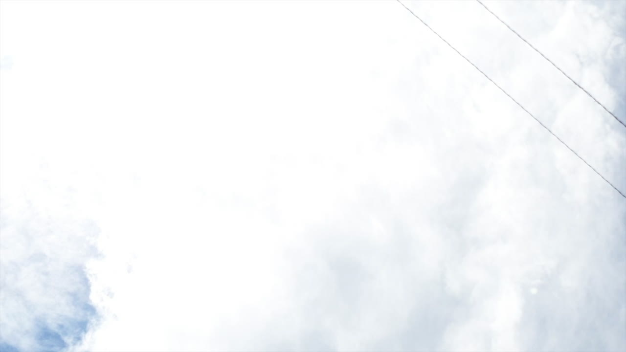 Puffy fluffy white clouds sky time lapse