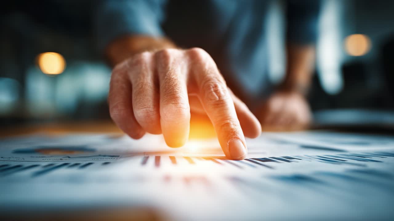 A Close Look at Insightful Data Trends: An Individual Analyzing Charts and Graphs for Informed Decision-Making Based on Visualized Information