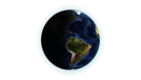 con la sombra de la tierra en movimiento con la imagen de la tierra cortesía de nasa.org