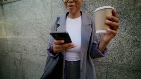 businesswoman on the go