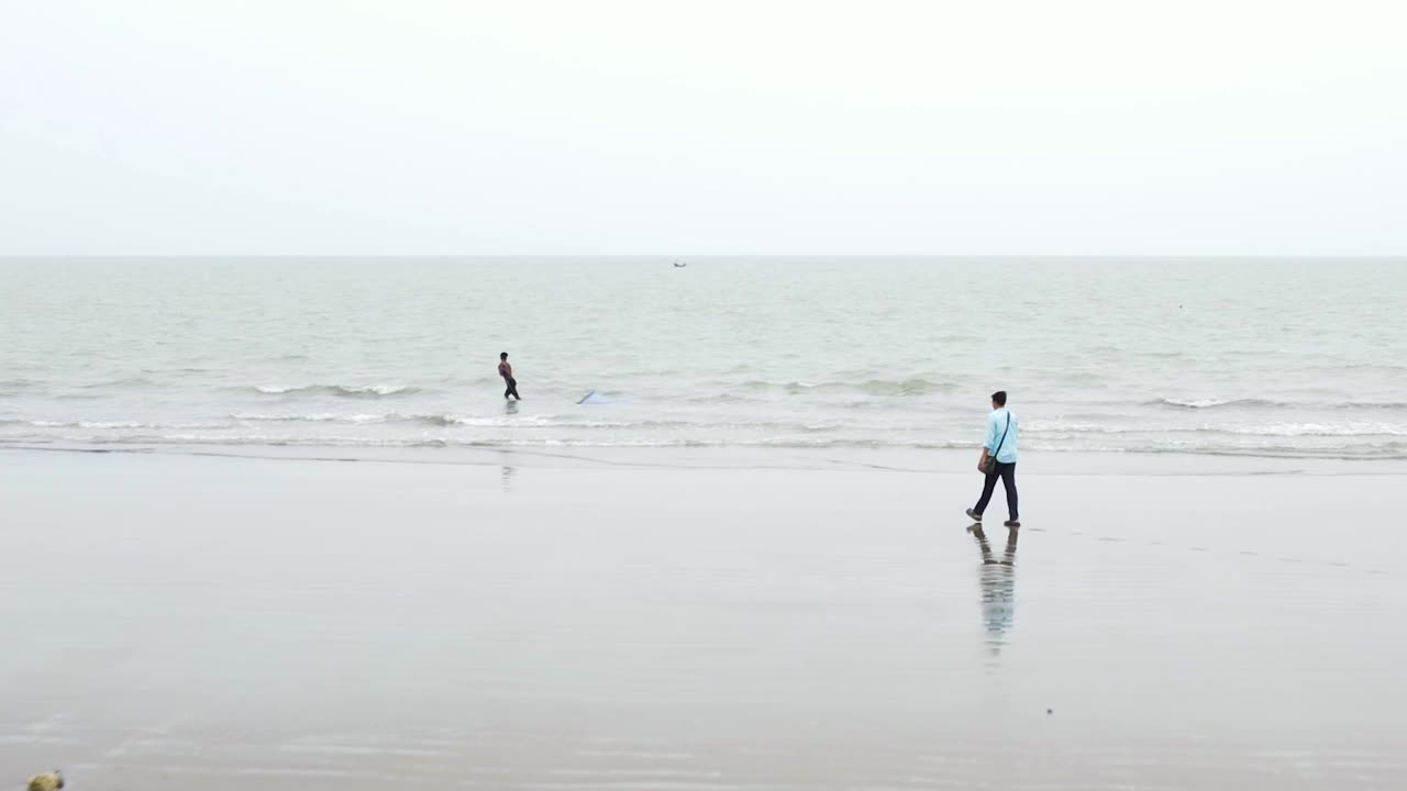 사진작가, 전통적인 망  ⁇ 시, 쿠아카타 해변, 방글라데시
