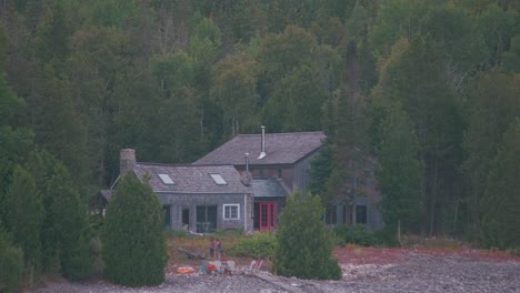 an isolated and peaceful summer cottage