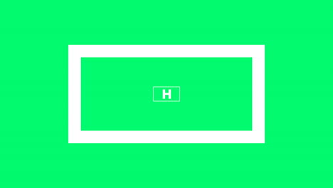 Modern-Merry-Christmas-text-in-frame-on-green-gradient