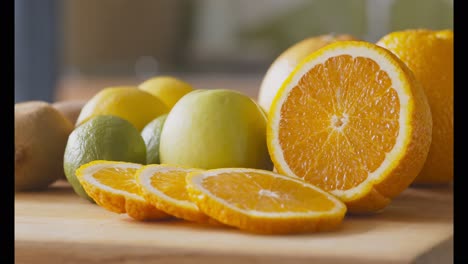 assortment of fresh citrus fruits