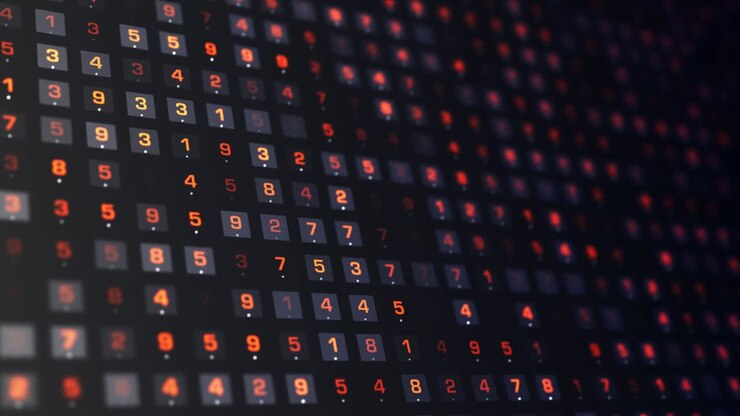 Programming code abstract technology background