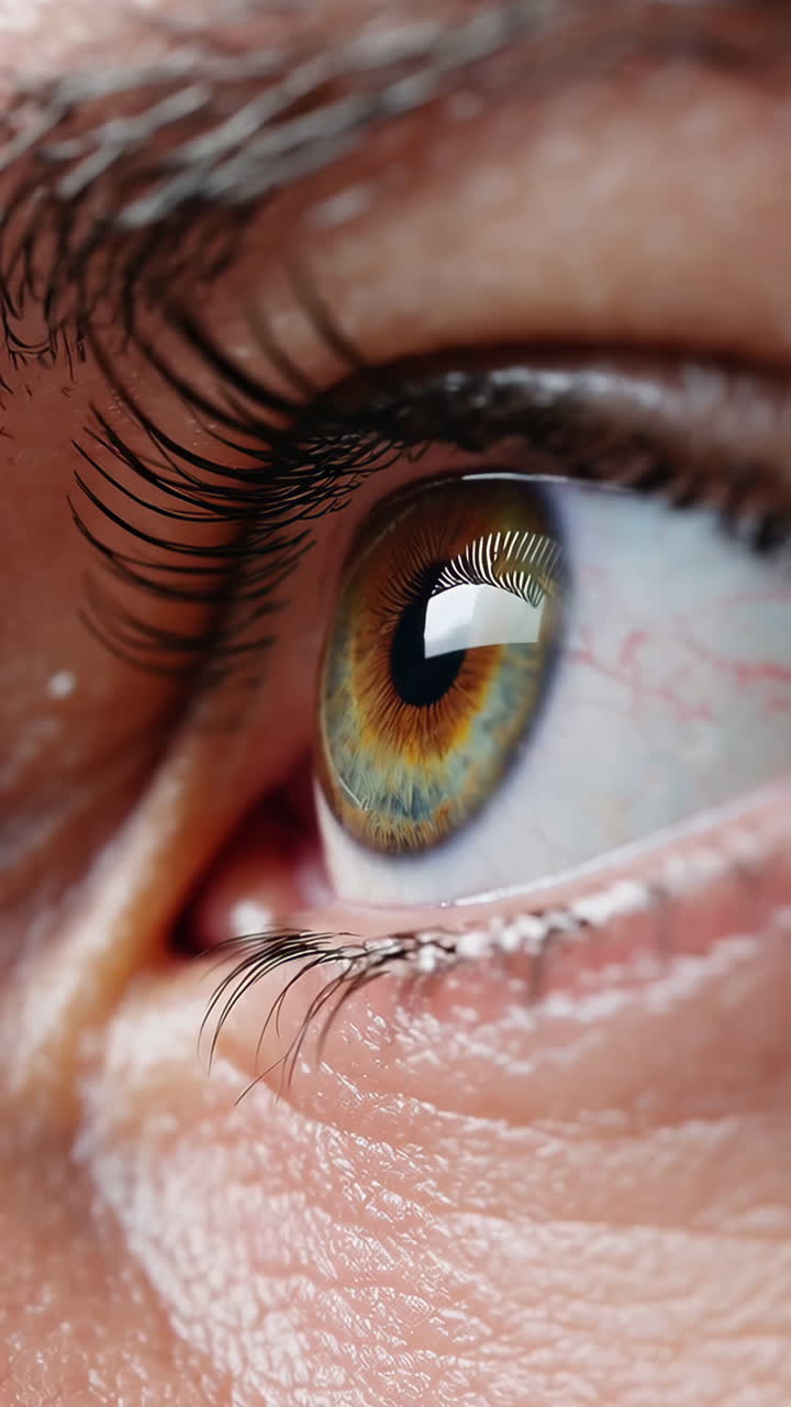 primer plano del ojo de una mujer.