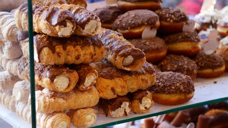 assortment of pastries and donuts