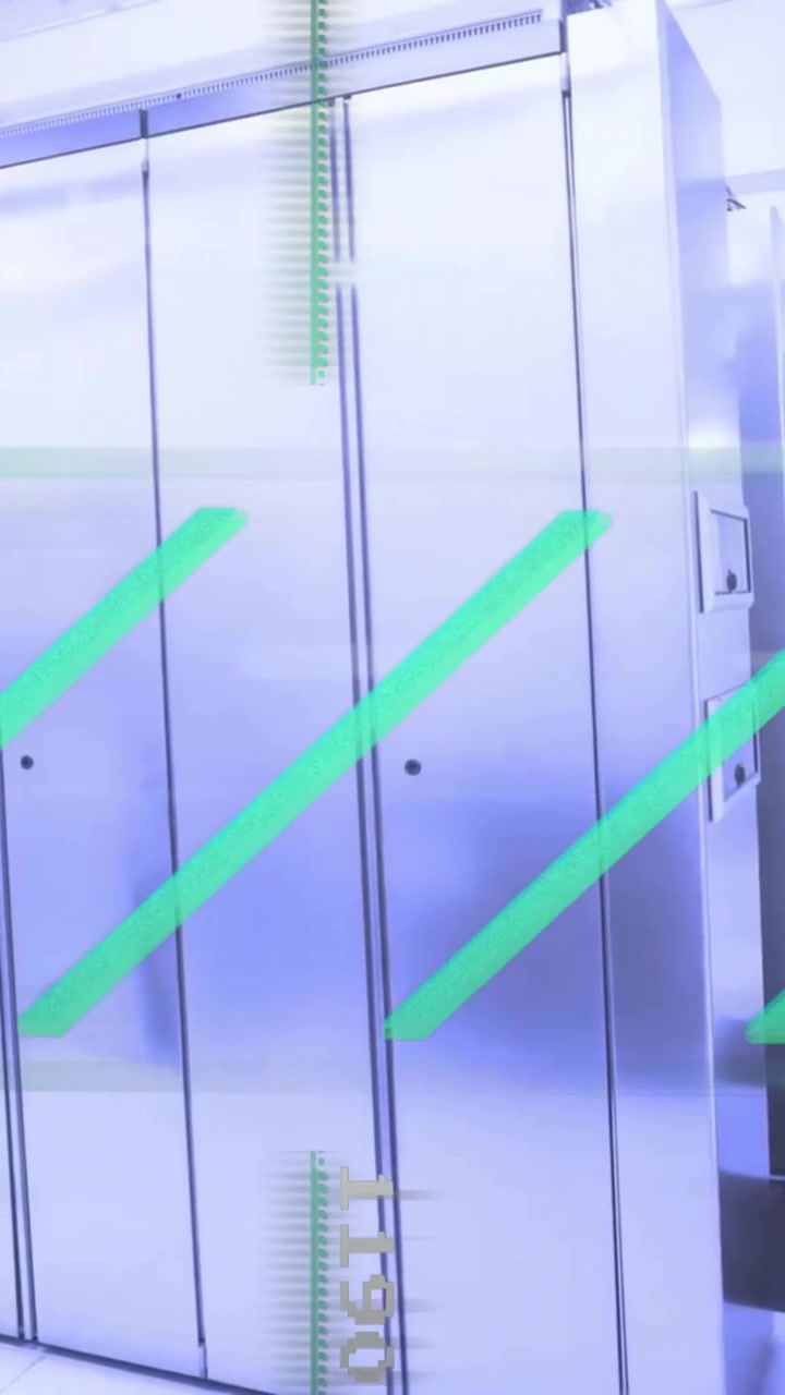 Animazione dell'elaborazione dati su server di computer