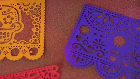 mexican traditions, papel picado for día de muertos