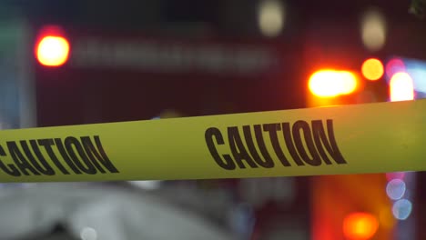 cinta de precaución en la escena del crimen