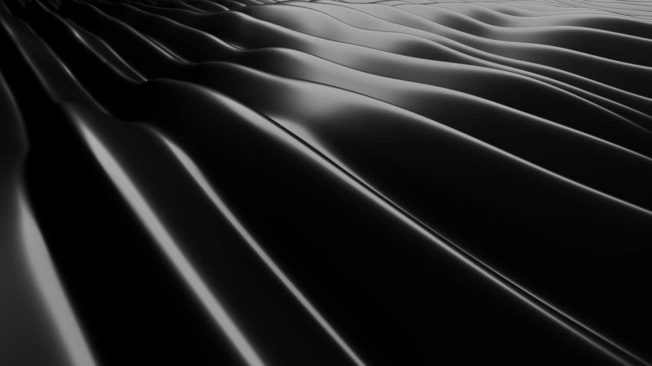 animación en 3d de fondo geométrico abstracto negro
