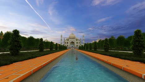 taj mahal a mausoleum mosque located in agra, india