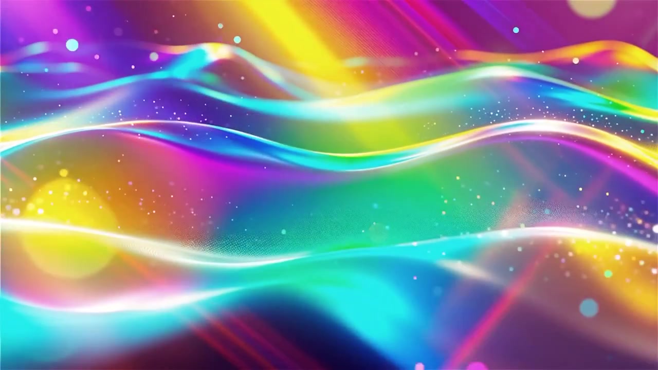 Sfondo astratto con onde di luce fluide.