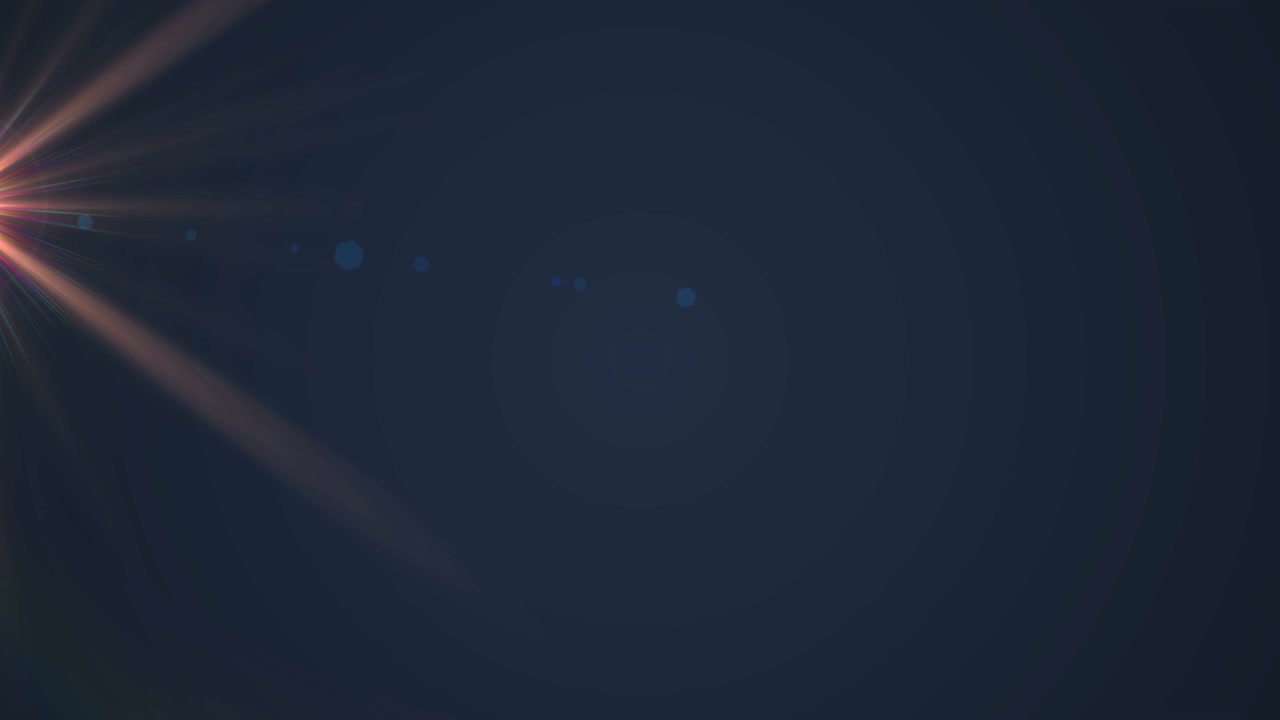 푸른 배경에 반 ⁇ 이는 빛의 반 ⁇ 이는 오렌지색 반점