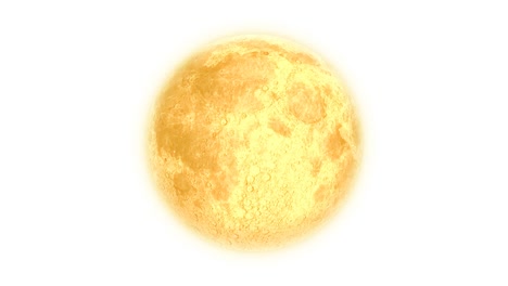 Animation-of-snow-falling-over-full-moon-on-white-background