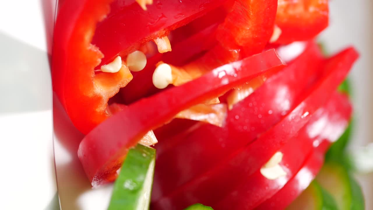 Sliced Red Pepper