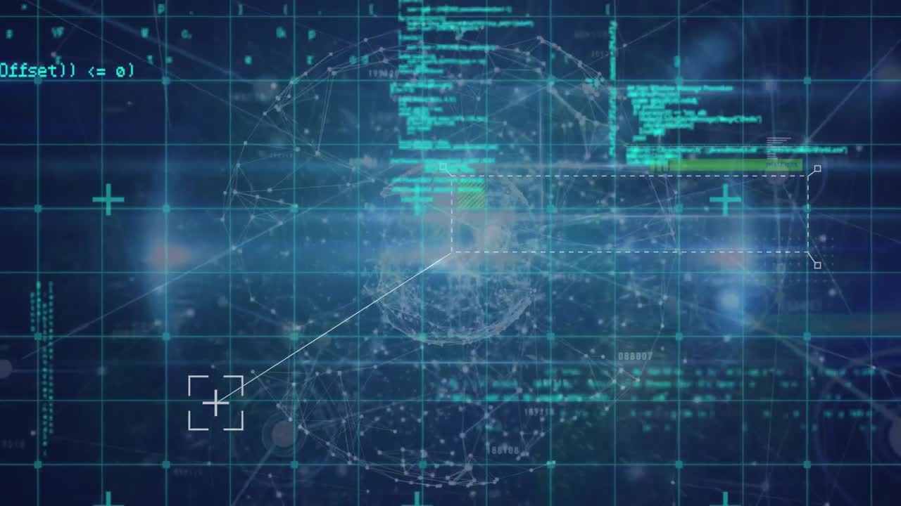 전 세계 데이터 프로세싱의 애니메이션