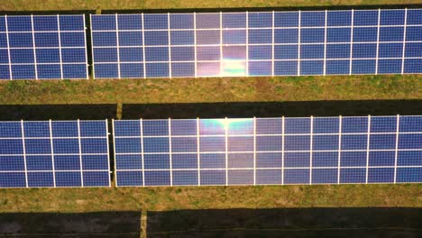 Top-view-of-a-new-solar-farm