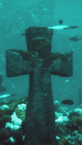 underwater cross