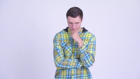joven y guapo hombre hipster