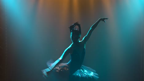 ballerina in silhouette