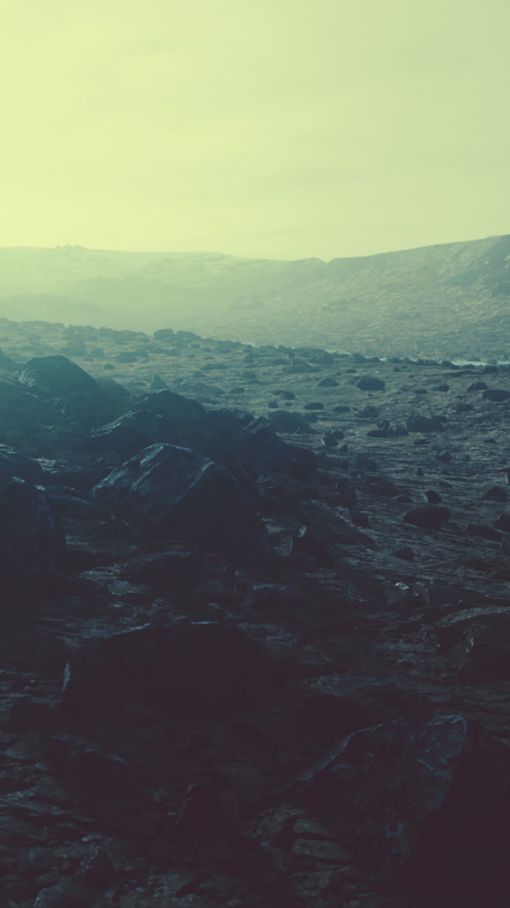 Paisaje de un planeta alienígena