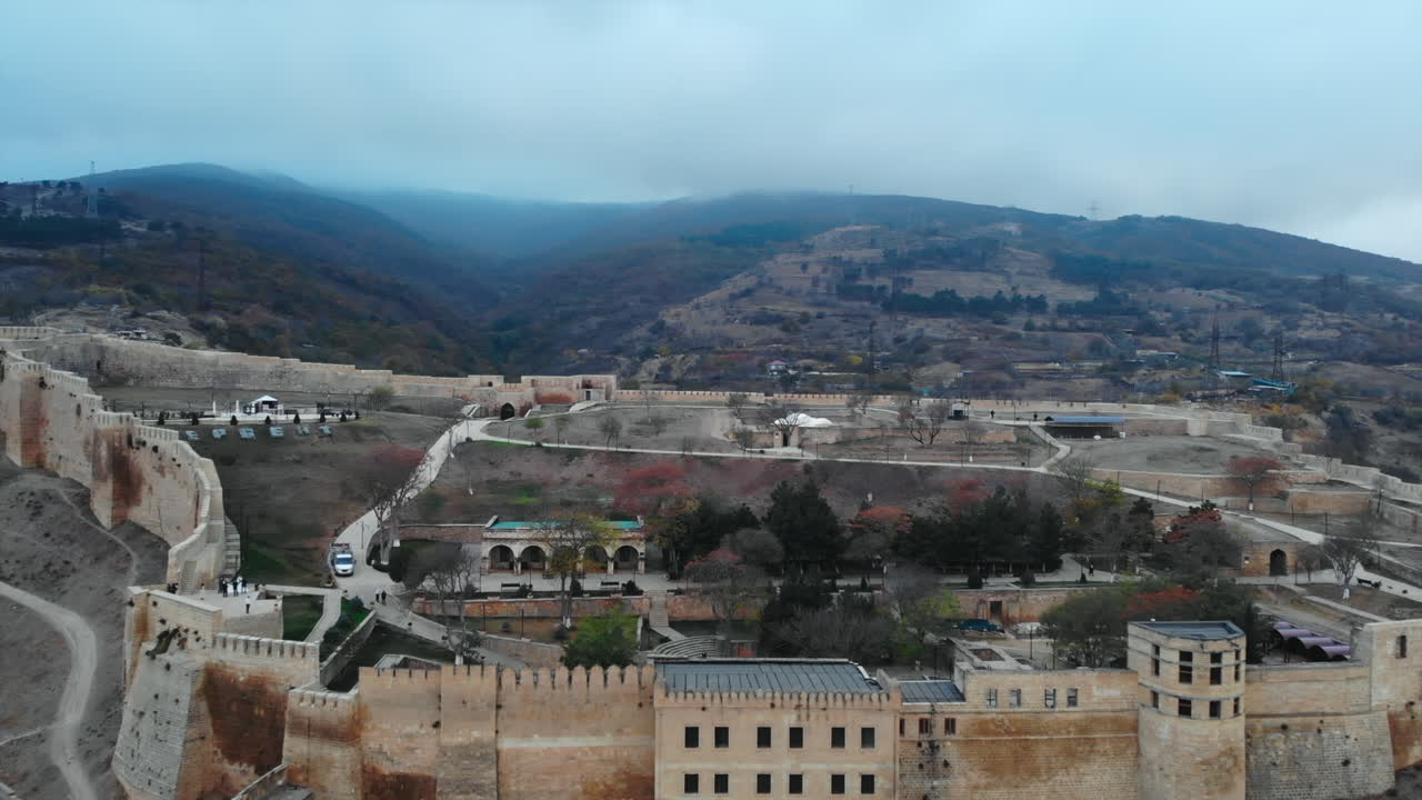 Ancient fortress in the mountains