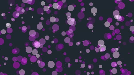 abstract purple circles pattern on black background