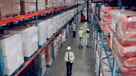 warehouse inspection by staff