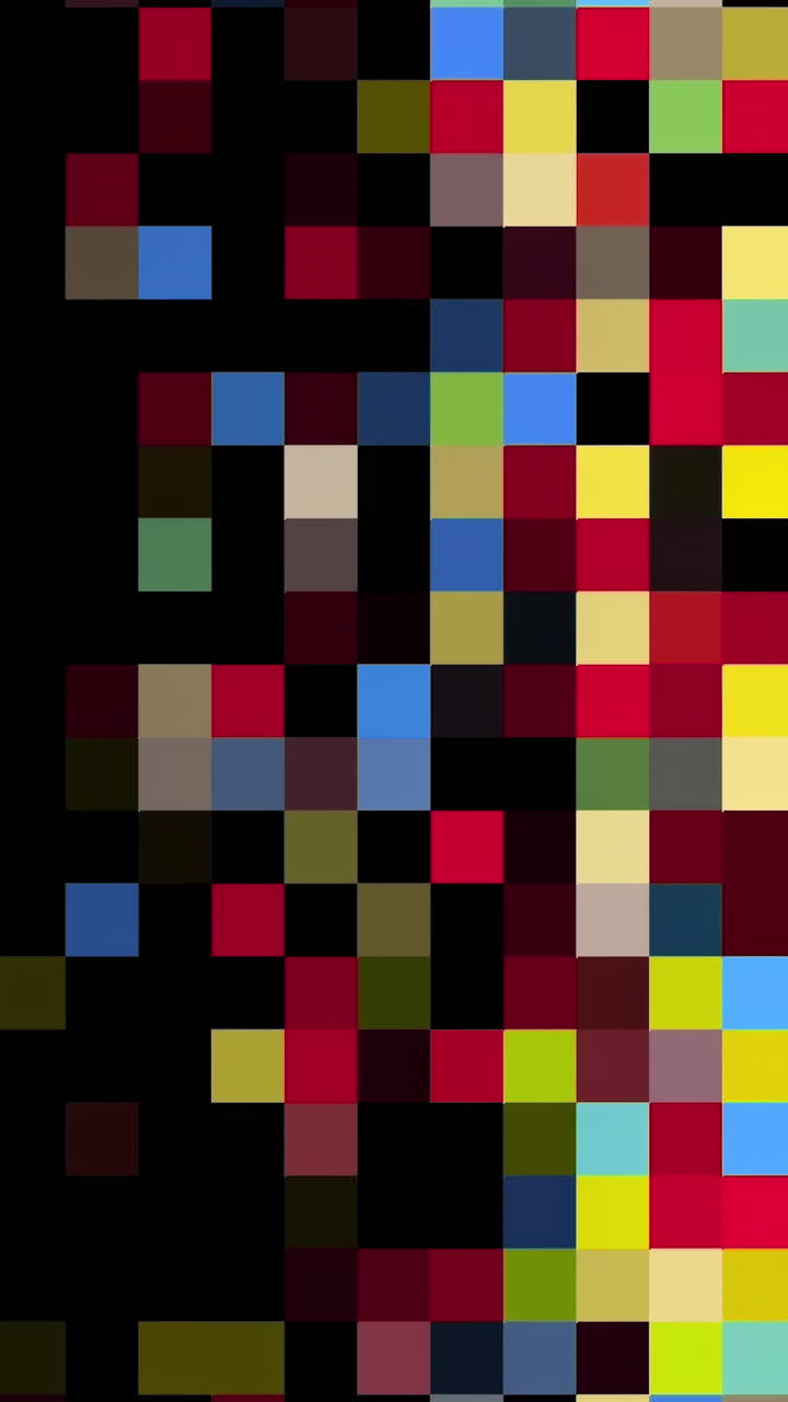Colorful Pixelated Pattern