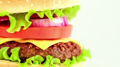 Tasty-and-appetizing-hamburger-cheeseburger