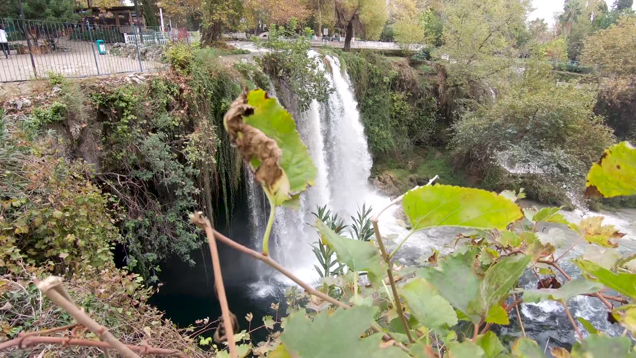 cascadas de upper duden en antalya, turquía