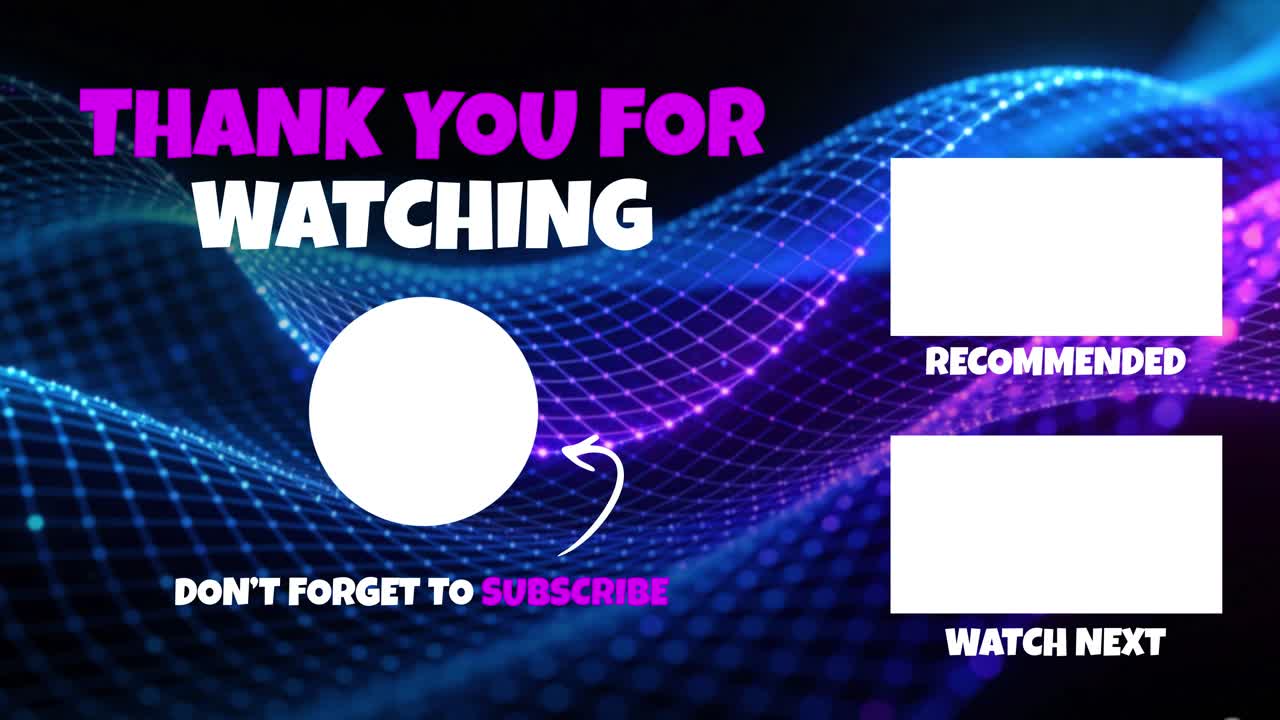 Schermata finale YouTube 4K