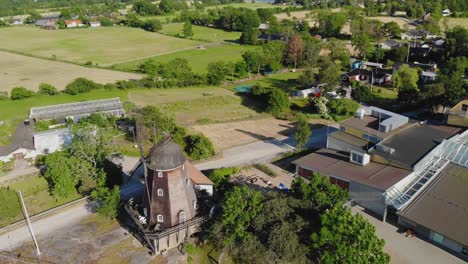 Aerial-beautiful-footage-over-the-picturesque-village-called-Sturko,-located-in-Karlskrona-Sweden-11