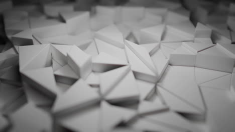 Abstract White Geometric Polygonal Background