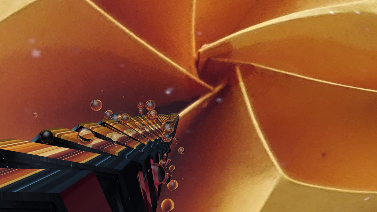 기하학적 패턴은 드릴의 모양을 만니다.