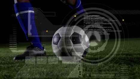 Data-processing-with-low-section-football-player-training