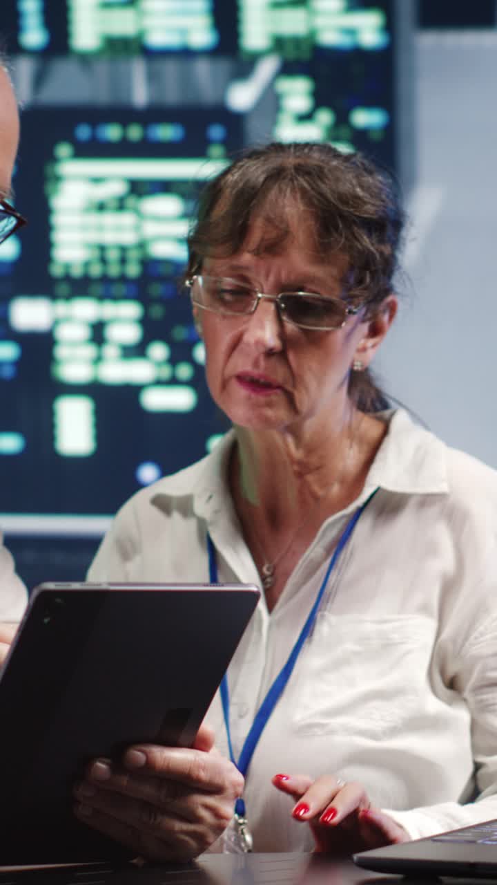 Vertical Tech support running code in data center