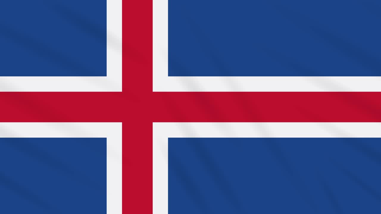 아이슬란드 발이 흔들리는 천 배경, 루프