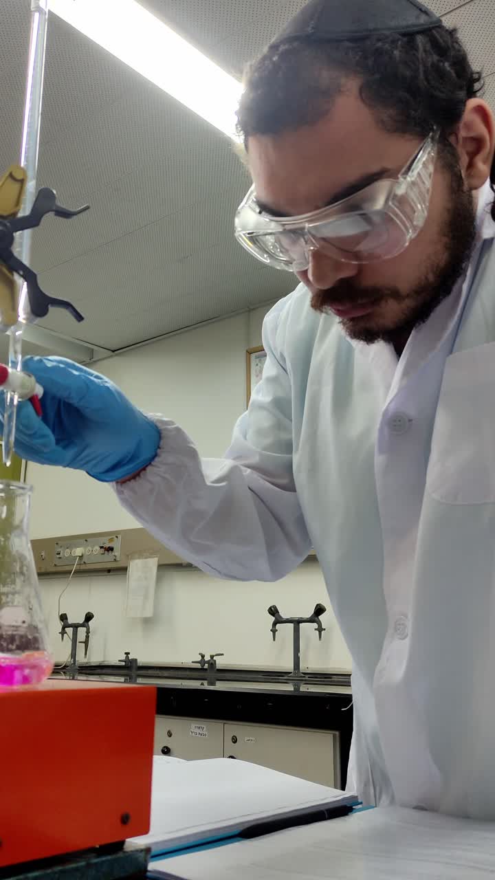 Researcher Conducting Scientific Analysis