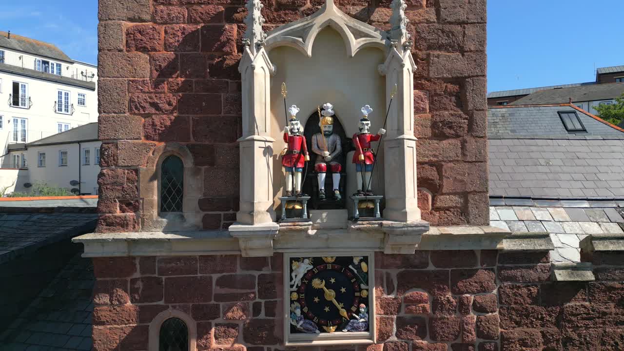 часовая башня церкви святой марии в эксетере